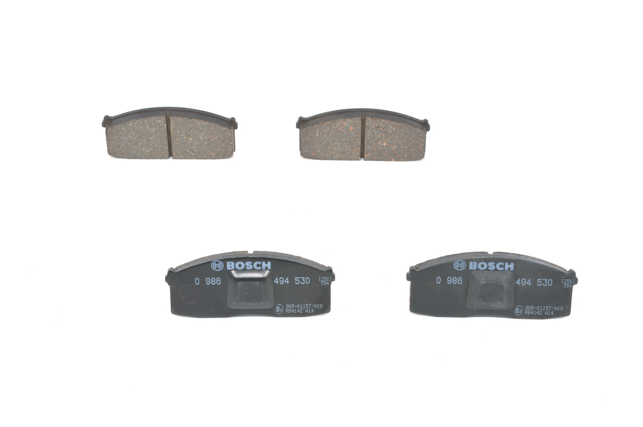 Brake Pad Set, disc brake - 0986494530 BOSCH - DA06M-D1485, VBP274, DA060D1485