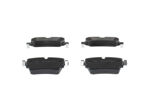 0986494874, Brake Pad Set, disc brake, BOSCH, C2D49907, T2R12793, 182187, 2161408, 2574201, 574000J, 601671, 8DB355021-391, FDB5308, LP2768, MDB3388, T2286, 601837, MDB83388, 671858