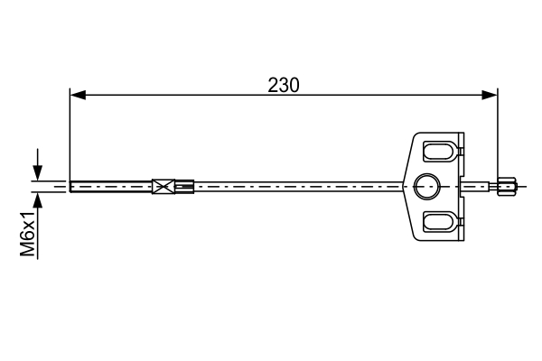 1987482629, Cable Pull, parking brake, BOSCH, 364021KA0A, 17.0315