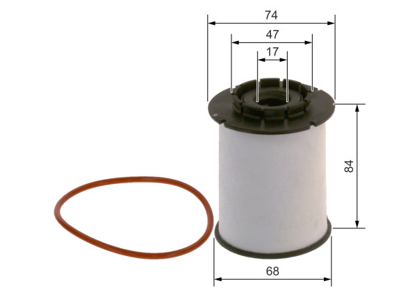 F026402356, Palivový filtr, Palivový filtr, BOSCH, 818013, 96896403, DF7747, 2603300, 5004, ADG02372, ALG7583, C12360, C872, E474KPD399, EFF293D, ELG5468, FA6782ECO, FCECO082, J1330907, KX404D, LFDE201, LVFF748, PE982/3, PU7012Z, WF8507