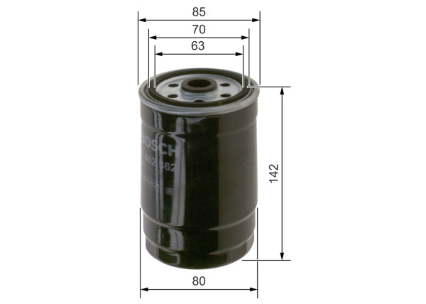 F026402362, Kraftstofffilter, BOSCH, 31922A9000, 319222W000, 2446800, CS767, H468WK, KC504, M712, PP979/6, WF8537, PP979/8, WF8545