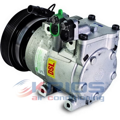 Compressor, air conditioning - HOFK18026 HOFFER - 97701-17000, 97701-25200, 1.8026