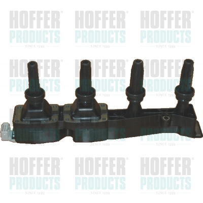 HOF8010470, Ignition Coil, HOFFER, 5950A3, 597081, 5970A3, 10470, 12767, 133853, 155043, 20383, 220830212, 245096, 2526210, 48076, 600098, 8010470, 85.30205, 880121B, CL141, CPS31, DMB886, IC15127, U6017, ZSE046, 0040102046, 880121A, 880121