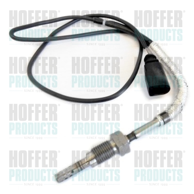Sensor, exhaust gas temperature - HOF7452167 HOFFER - 03G906088AK, 03L906088EK, 038906088E