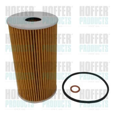 Oil Filter - HOF14156 HOFFER - 41152017F, 68031597AB, K68031597AB