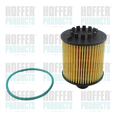 HOF14465, Oil Filter, HOFFER, 55261437, 55502095, 6000626025, 95525299, 095525299, 14465, 25.139.00, CH12170ECO, E50265, FA6797ECO, FOP265, HU7042Z, L1074, LVFL857, MD-3001, OE682/6, OP1044, S5139PE, V24-7191