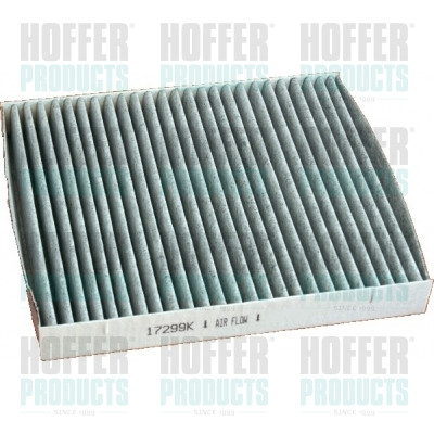 Filter, Innenraumluft - HOF17299K HOFFER - 1494697, 191091700, 3M5J19G244AA