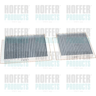 Filter, Innenraumluft - HOF17452K-X2 HOFFER - 1609428080, 1609428180, 6447VY