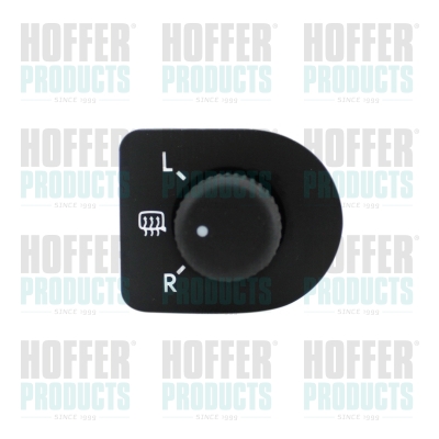 Switch, exterior rearview mirror adjustment - HOFH206039 HOFFER - 1U1959565L, 1U1959565J01C, 1U1959565L01C