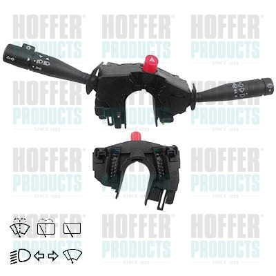 Steering Column Switch - HOF2103066 HOFFER - 1013709, 1E00-66-120A, 1021784