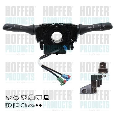 Steering Column Switch - HOF21031239 HOFFER - 255673584R, 21031239, 231239