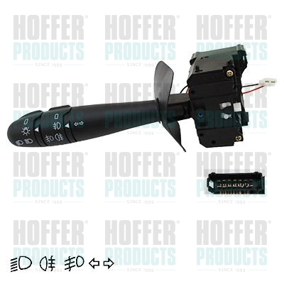 Steering Column Switch - HOF2103407 HOFFER - 6001551365, 000052005010, 0916480