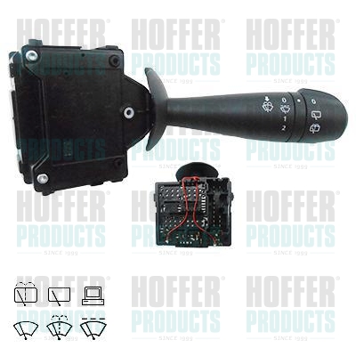 Steering Column Switch - HOF2103543 HOFFER - 8201168008, 000052023010, 0916537
