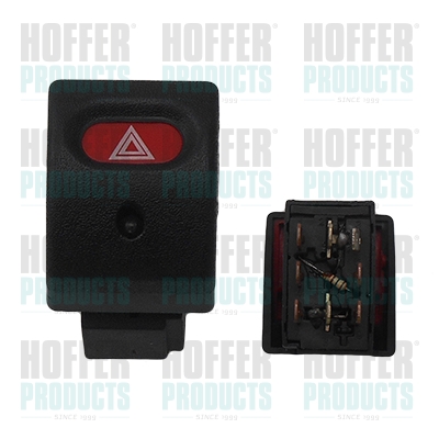 Hazard Warning Light Switch - HOF2103605 HOFFER - 09138044, 9138044, 90434476