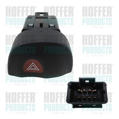 Vypínač výstražných blikačů - HOF2103640 HOFFER - 7700435867, 0916596, 2103640