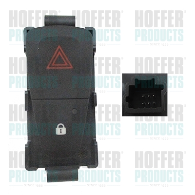 Vypínač výstražných blikačů - HOF2103645 HOFFER - 252100004, 252100502R, 252100004R