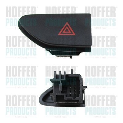 HOF2103646, Hazard Warning Light Switch, HOFFER, 252907372R, 2103646, 23646, 461900036, 660646A2, 702310, 660646