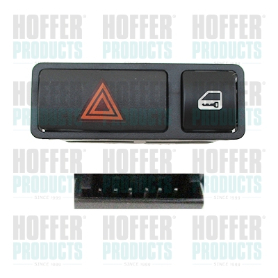 Vypínač výstražných blikačů - HOF2103650 HOFFER - 61318368920, 0916448, 20933071