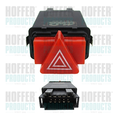 Hazard Warning Light Switch - HOF2103652 HOFFER - 8L0941509L, 000051009010, 0916067