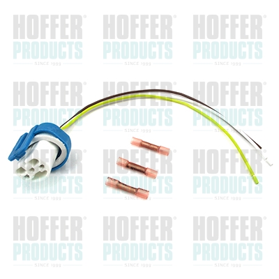 Cable Repair Set, headlight bulb - HOF25439 HOFFER - 20277, 242140020, 25439