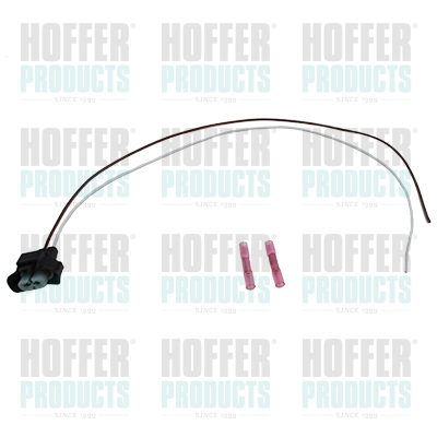 Cable Repair Set, high-beam headlamp bulb - HOF25487 HOFFER - 20398, 242140060, 25487