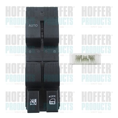 Switch, window regulator - HOF2106011 HOFFER - 37990-77J00, 71742595, 2106011