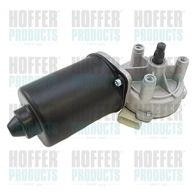 Wiper Motor - HOFH27120 HOFFER - 1L0955023, 1L0955023A, 702955113B