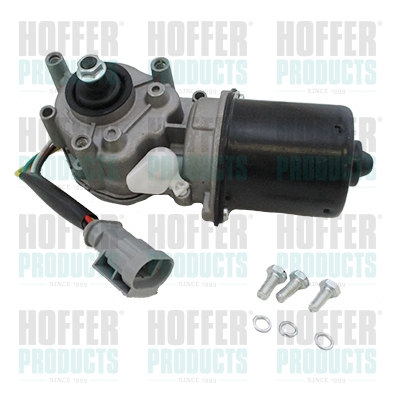 Wischermotor - HOFH27203 HOFFER - 7701050898, 7701044526, 10800155