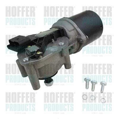 Wischermotor - HOFH27204 HOFFER - 7701056003, 53565202, 064300404010