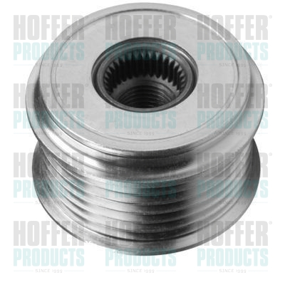 Alternator Freewheel Clutch - HOF45002 HOFFER - 0101547702*, 093743440, 211242