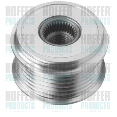 Alternator Freewheel Clutch - HOF45021 HOFFER - 335461, 7701055871, 7701207807