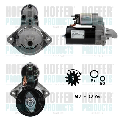 HOFH5010087G, Anlasser, Starter, HOFFER, 12417796892, 7794952, 12417794952, 7796892, 12417798035, 12417798036, 0001115040, 101407V, 114091, 20401304OE, 210.532.093.010, 220694, 25-3396, 3189, 458770, 471280755, 5010087G, 6010403.1, 63521150450, 8EA738258-491, CS1406, CST10403KS, DRT1230, H5010087G, LRS02224, S0228, S12-0090, STRW010NE, SX2244, 063521150450