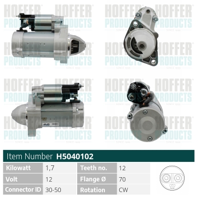 HOFH5040102, Anlasser, Starter, HOFFER, 651906002680, 005151400180, A005151400180, 61514501, 6151450180, 6519060026, A6519060026, A006151450180, A0061514501, A000906012680, A0009060126, A9060126, A906012680, A61514501, 9060126, 906012680, 006151450180, 0061514501, 000906012680, 0009060126, A651906002680, A6151450180, 114305, 20432223RC, 220670A, 25-4159, 254698K, 3207, 325058122, 438383
