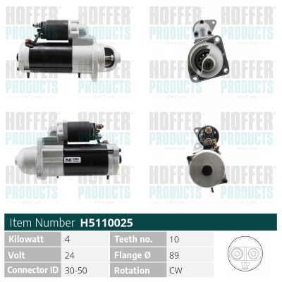 HOFH5110025G, Anlasser, Starter, HOFFER, 1704911, 1387383R, 1387383, 0001231017, 113760, 20401186OE, 31284N, 45-3350, 458329, 471280855, 5110025G, 6010681.1, 8166, 8EA012586-341, 8EA738258-081, CS1382, CST10681KS, H5110025G, LRS02176, S0178, S24BH0115, STRL227, 0001231045, 20401186BN, 30129N, 6010681.0, CST10681AS, S24-0115, 0001263001, CST10681GS