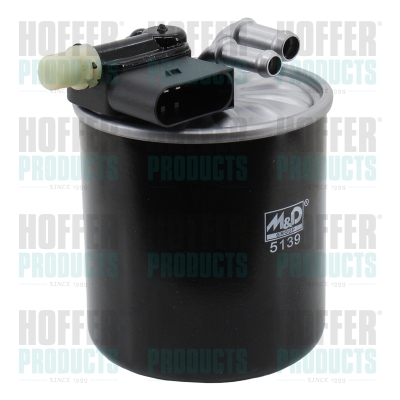 Kraftstofffilter - HOF5139 HOFFER - 6420906052, A6420906052, 6420905352
