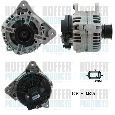 HOFH5510602G, Alternator, HOFFER, 01240AC9FB, 8200660025, 7711368458, A01240AC9FB, 8200323137, 011899, 0124425034, 115382, 12047360, 12201291, 2303431202, 23261R, 285861, 301887RI, 440778, 4676, 471291049, 5510602G, 57196, 575587120, 6350SP, 9090458F, A0278, A12-0579, CAL10346GS, DRA0361, H5510602G, LRA03249, 0124425070, 12090295