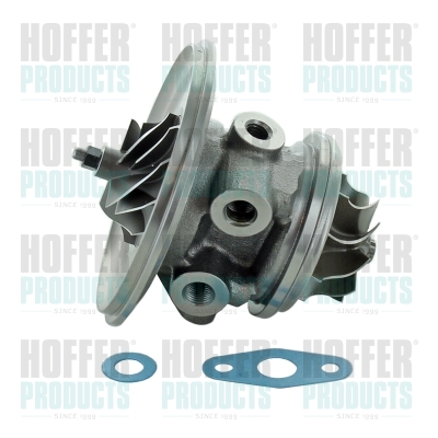 Core assembly, turbocharger - HOF65001090 HOFFER - 17201-87306-B*, 3730428*, 496360001*