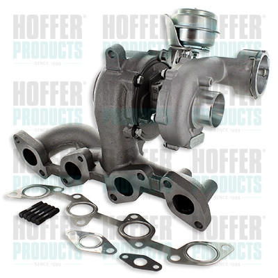 Charger, charging (supercharged/turbocharged) - HOF6900013 HOFFER -  03G253010J, 03G253010JX, 03G253019AX