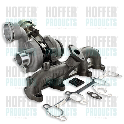 Charger, charging (supercharged/turbocharged) - HOF6900018 HOFFER - 038253014FV, 038253056LV, 038253014F