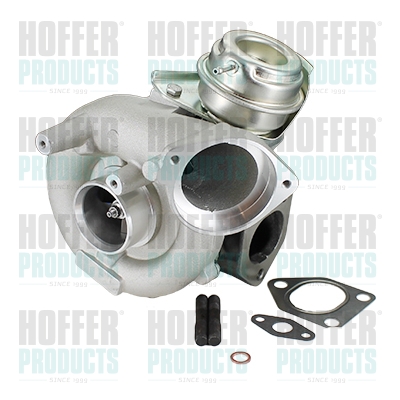 Charger, charging (supercharged/turbocharged) - HOF6900030 HOFFER - 11657791044, 11657791046, 11657790145