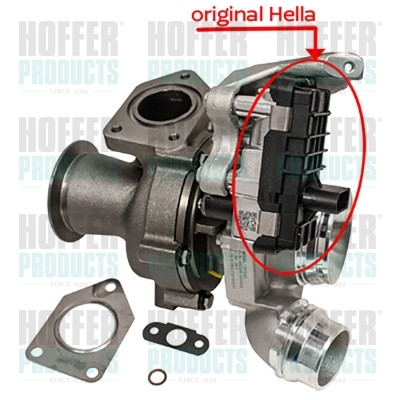 Charger, charging (supercharged/turbocharged) - HOF6900061 HOFFER - 851246404D, 8515188, 11658506721