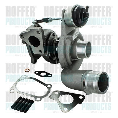 Charger, charging (supercharged/turbocharged) - HOF6900147 HOFFER - 093182278, 7701471634, 8601640