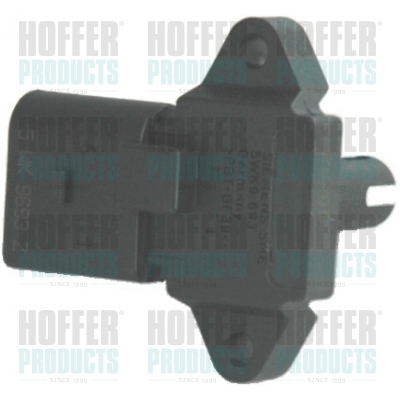 Sensor, Saugrohrdruck - HOF7472150 HOFFER - 03D906051, 03D906051A, 16867