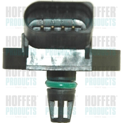Sensor, Saugrohrdruck - HOF7472170 HOFFER - 036906051F, 18861, 0261230079