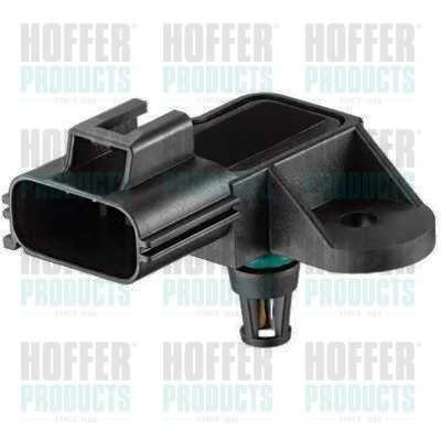 Sensor, boost pressure - HOF7472290 HOFFER - 16888, 1920LA, 9660603480