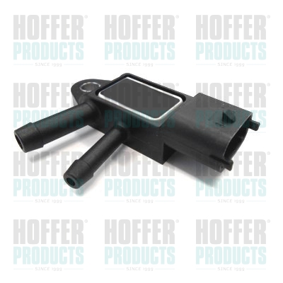 Senzor, tlak výfukového plynu - HOF7472357E HOFFER - 31293659, 0281006208, 0906019