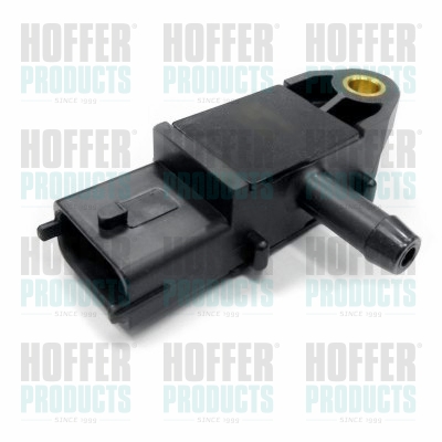 Sensor, Abgasdruck - HOF7472389 HOFFER - 55204352, 51792301, 16957