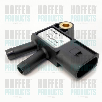 Sensor, Abgasdruck - HOF7472500 HOFFER - 0071536028, L0125080108A0, A0071536028