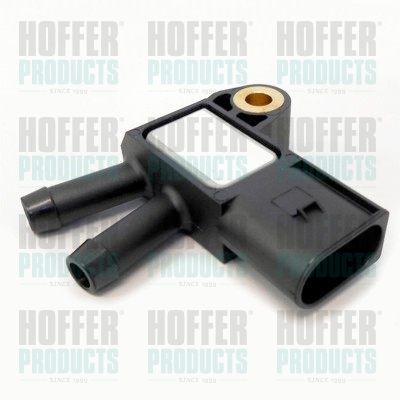 Senzor, tlak výfukového plynu - HOF7472500E HOFFER - 0071536028, L0125080108A0, A0071536028