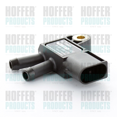 Senzor, tlak výfukového plynu - HOF7472501 HOFFER - 6429050200, A6429050200, 0281006213